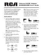 Preview for 1 page of RCA AH3WH User Manual