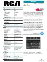 Предварительный просмотр 2 страницы RCA AlertGuard 20F671T Brochure & Specs