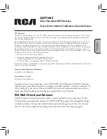 Preview for 1 page of RCA ANT1100F User Manual