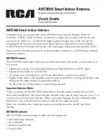 RCA ANT2000 - HDTV / TV User Manual preview