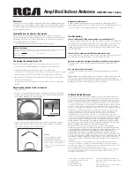 RCA ANT301R User Manual preview