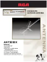RCA ANT3050X Specifications preview