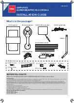 Preview for 1 page of RCA ANT850E Installation Manual