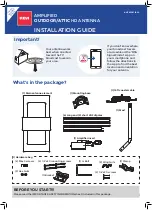 Preview for 1 page of RCA ANT850E1 Installation Manual