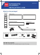 Preview for 1 page of RCA ANT950E Installation Manual