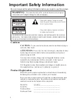 Preview for 3 page of RCA Autoshot CC4352 User Manual