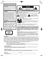 Предварительный просмотр 2 страницы RCA B27TF685 User Manual