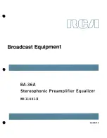 Preview for 1 page of RCA BA-36A Instructions Manual