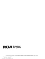 Preview for 8 page of RCA BTF-5E1 Manual