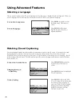 Preview for 28 page of RCA c29520 User Manual