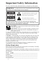 Предварительный просмотр 2 страницы RCA CC421 User Manual