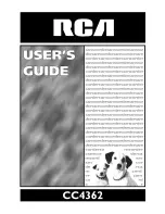 RCA CC4362 User Manual preview