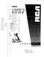 Preview for 1 page of RCA CC543 User Manual