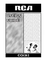 Preview for 1 page of RCA CC6262 User Manual