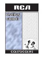 Preview for 1 page of RCA CC6372 User Manual