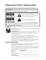 Preview for 2 page of RCA CC638 User Manual