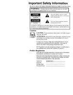 Предварительный просмотр 2 страницы RCA CC641 User Manual