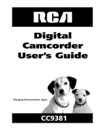 RCA CC9381 User Manual предпросмотр