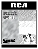 RCA color tv User Manual preview