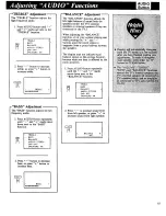 Предварительный просмотр 17 страницы RCA ColorTrak 2000 Owner'S Manual