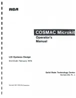 Preview for 2 page of RCA COSMAC Operator'S Manual