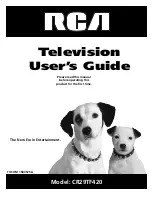 RCA CR29TF420 User Manual preview