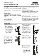 RCA CRF900 User Manual preview