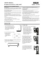 RCA CRF910 User Manual preview