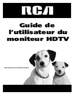 RCA D34W20 - 34" TruFlat HD-Ready TV (French) Manual De L'Utilisateur предпросмотр