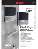 RCA D52130 Brochure & Specs предпросмотр