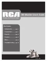 RCA D52W23 User Manual preview