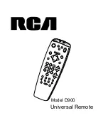 RCA D900 Manual preview