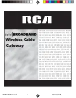 Preview for 1 page of RCA DCW615 Manual