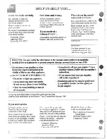 Preview for 2 page of RCA DRB1555R Use And Care Manual