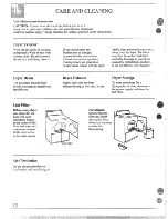 Preview for 10 page of RCA DRB1555R Use And Care Manual