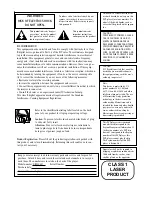 Preview for 2 page of RCA DRC105N User Manual