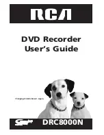 RCA DRC8000N - Progressive-Scan DVD Recorder/Player User Manual preview