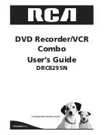 Preview for 1 page of RCA DRC8295N User Manual