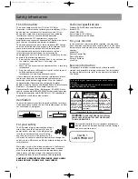 Preview for 2 page of RCA DRC8335 - DVD Recorder & VCR Combo User Manual