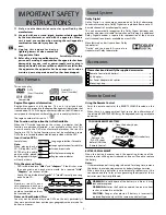 Предварительный просмотр 3 страницы RCA DRC99731U User Manual