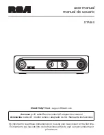 RCA DTA880 User Manual preview