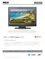 Preview for 1 page of RCA EN-V L32HD32D Specifications