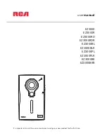 RCA EZ3000BK Small Wonder User Manual preview