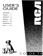 RCA F19201 User Manual preview