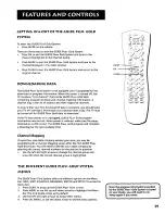 Предварительный просмотр 41 страницы RCA F19265 User Manual