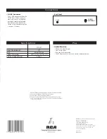 Предварительный просмотр 4 страницы RCA F19432 Specifications