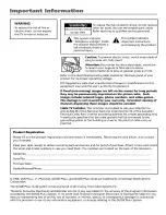 Preview for 2 page of RCA F19440TX1R5 User Manual