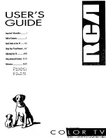 RCA F20251 User Manual preview