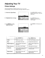 Предварительный просмотр 19 страницы RCA F20632 User Manual