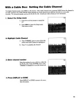 Preview for 15 page of RCA F20635 Owner'S Manual